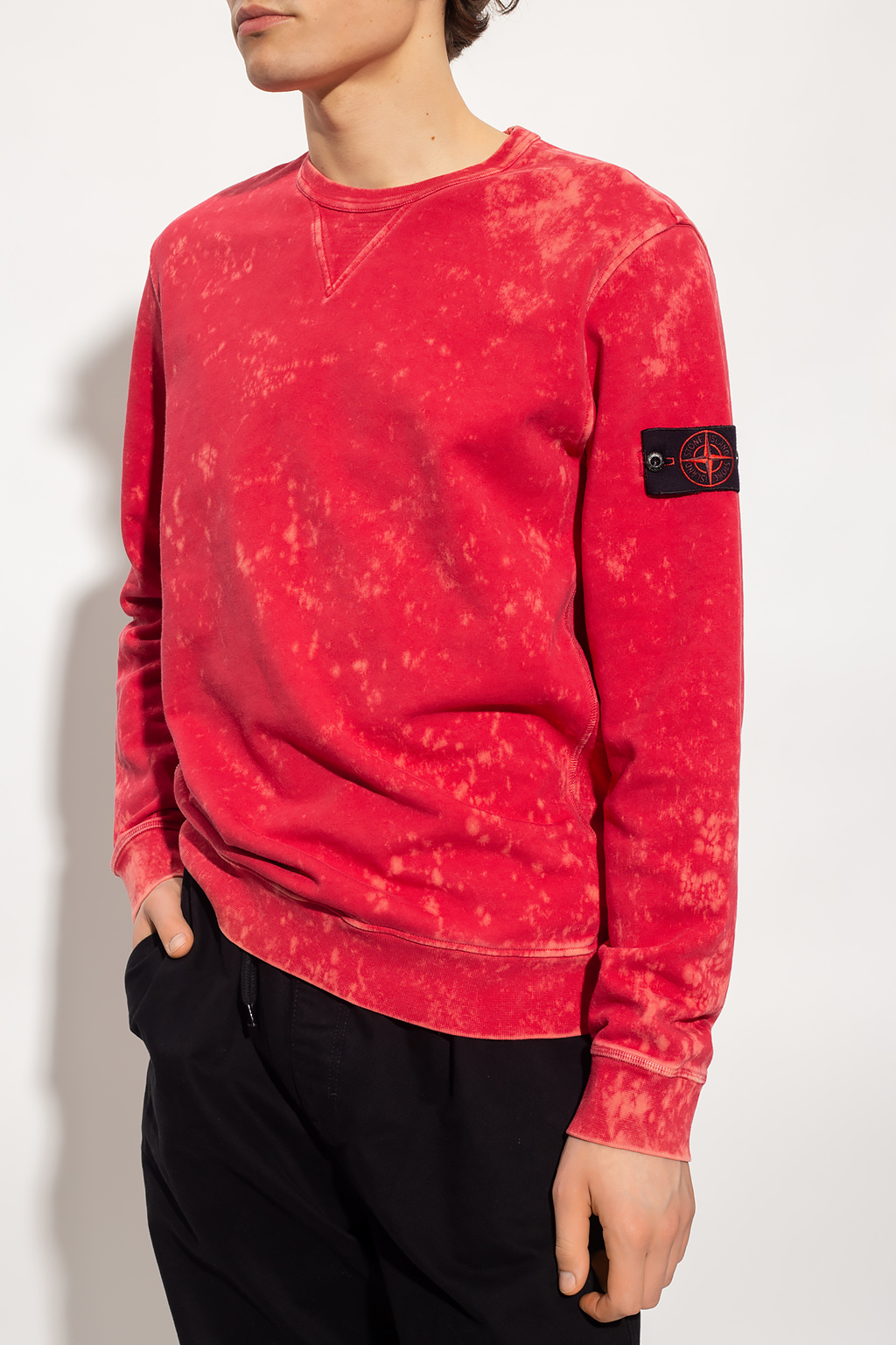Sweatshirt with logo Stone Island - the north face purple